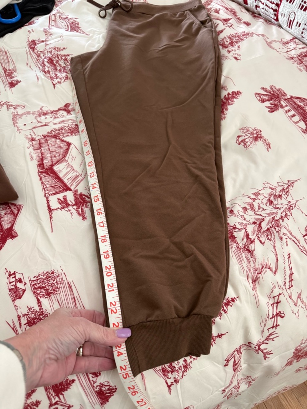 The Drop Brown Women's Hoodie & Jogger Travel Set, XXL - Picture 10 of 11